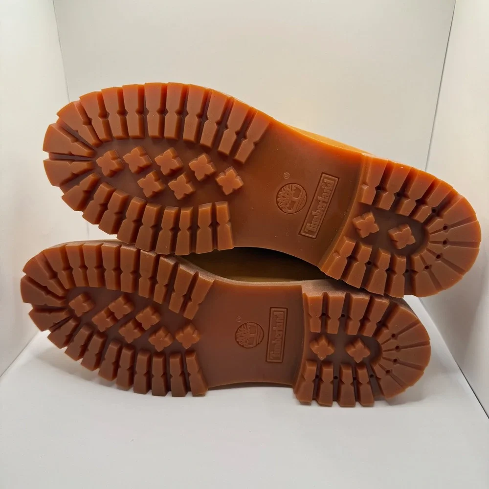 Timberland Men's Classic 6" Padded Waterproof Wheat Nubuck Leather Boot-Size 11W - Picture 8 of 9